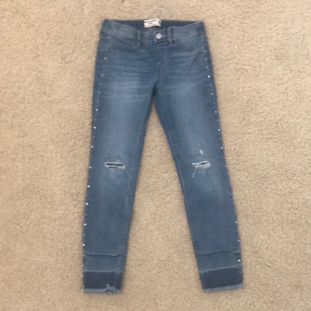 pull on jean leggings